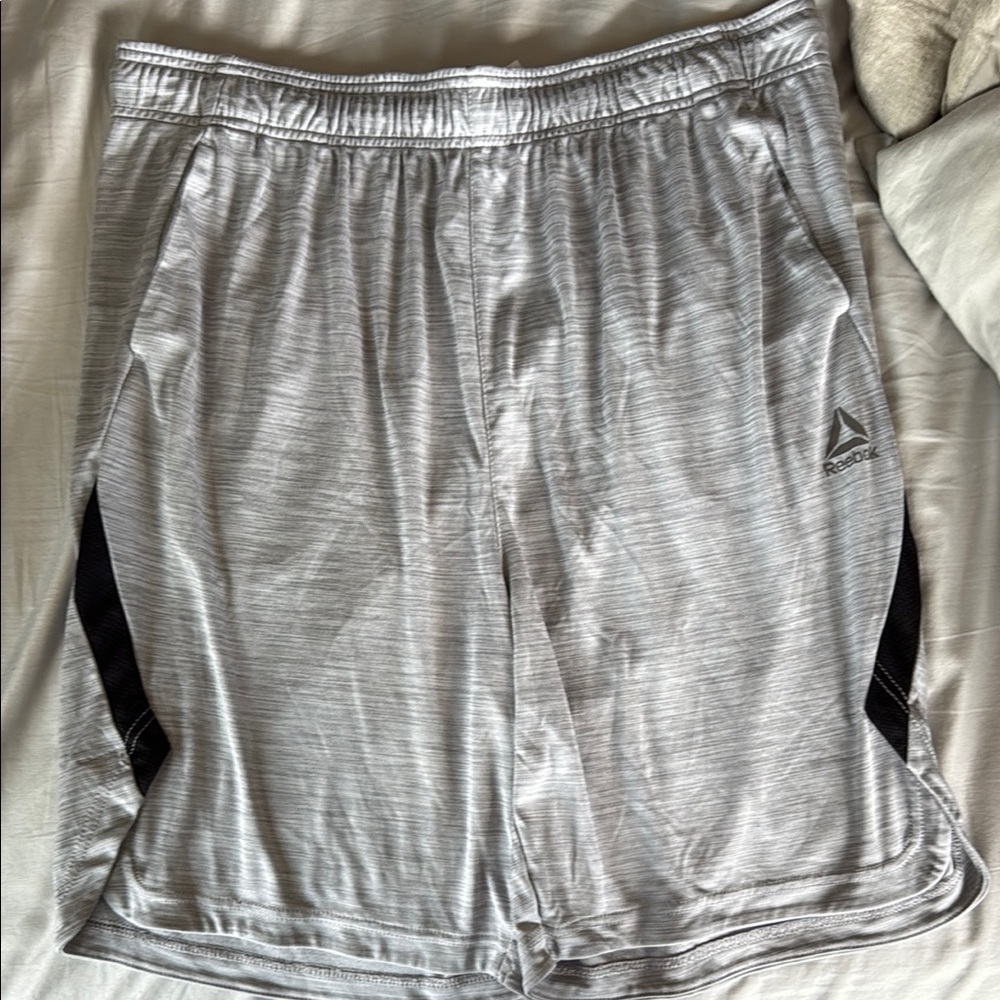 Reebok Men's Gray Athletic Shorts
